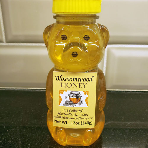 12 oz Honey Bear from Blossomwood Honey — Huntsville Food Hub