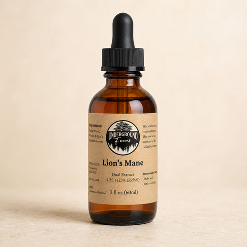 Lion's Mane Dual Extract Tincture from Underground Forest — Huntsville Food Hub