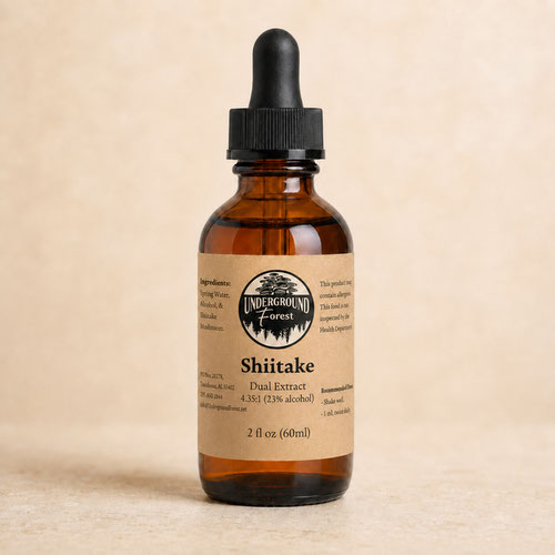 Shiitake Dual Extract Tincture from Underground Forest — Huntsville Food Hub