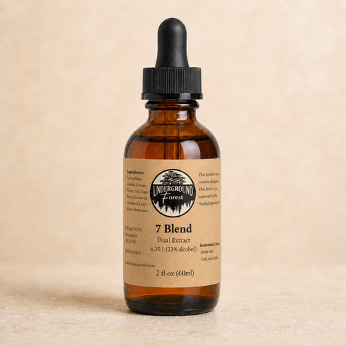 7 Blend Dual Extract Tincture from Underground Forest — Huntsville Food Hub