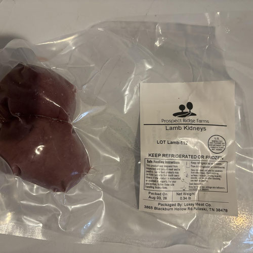 Lamb Kidneys - 100% Grass-fed and Grass-finished from Prospect Ridge Farms — Huntsville Food Hub