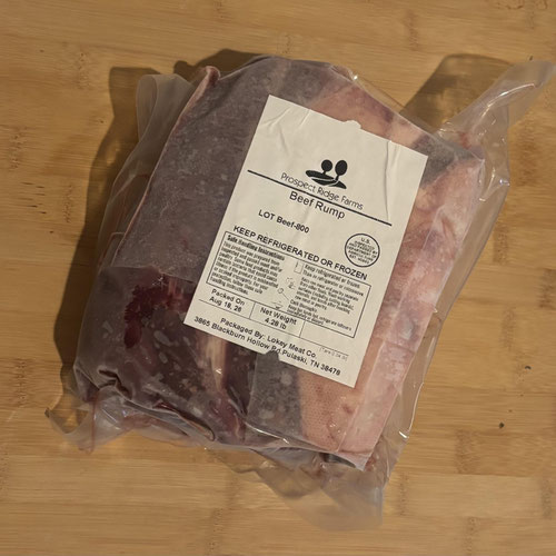 Beef Rump Roast - Grass-fed, Grass-finished from Prospect Ridge Farms — Huntsville Food Hub