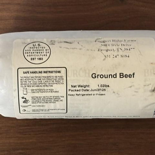 Ground Beef - 100% Grass-fed/Grass-finished from Prospect Ridge Farms — Huntsville Food Hub