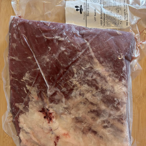 Beef Brisket 3.57 lbs.- Grass-fed and Grass-finished