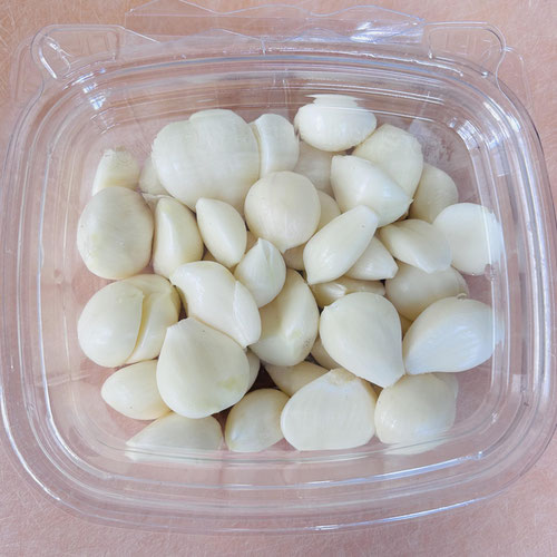 Fresh Garlic Cloves (Peeled & Ready to Use) from Mint Springs Farm — Huntsville Food Hub